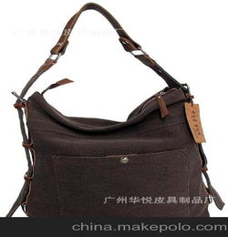 廠家直銷供應(yīng)批發(fā)帆布配真皮女包 加工中高檔女包 包來(lái)圖來(lái)樣加工